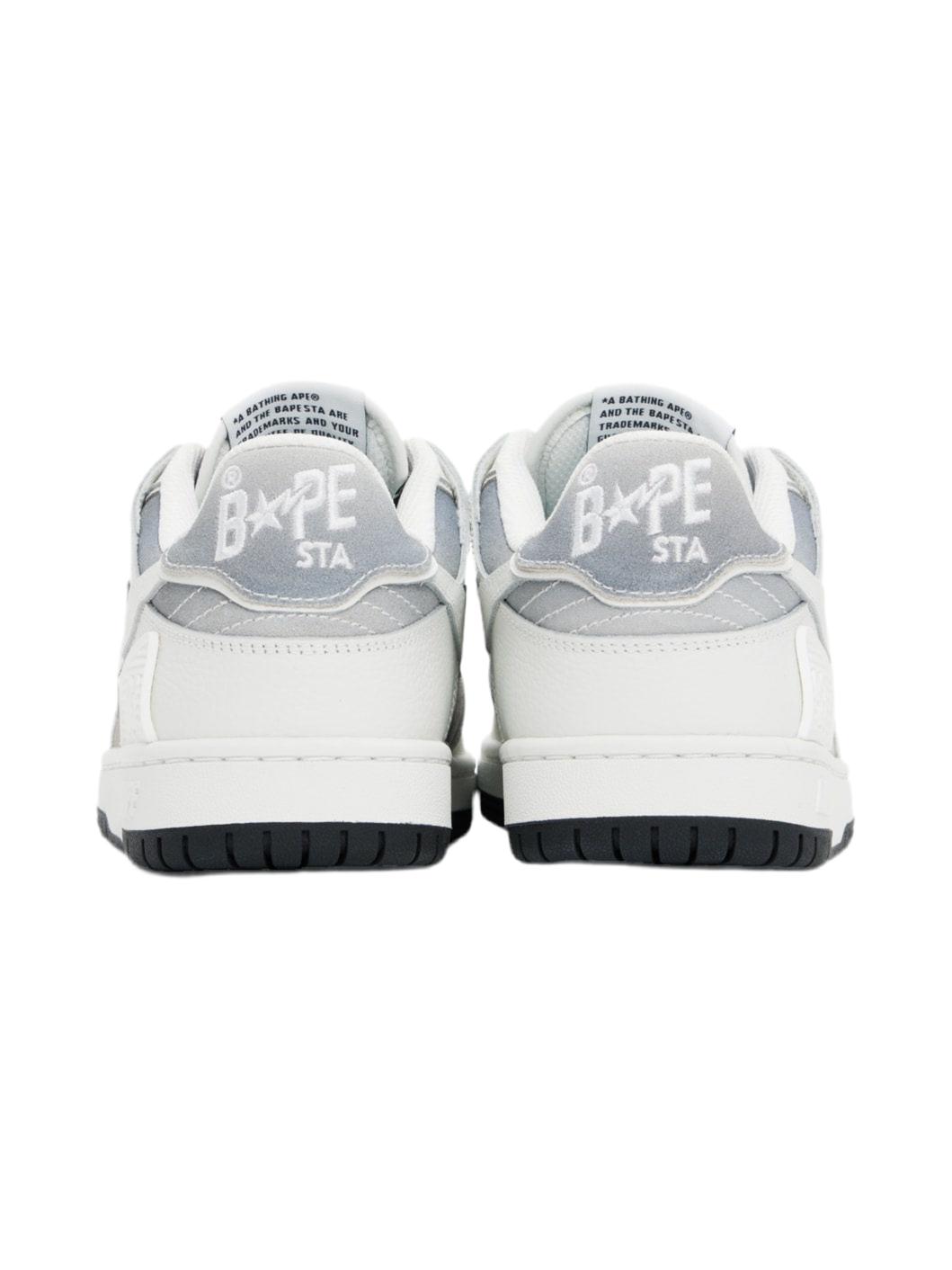 A BATHING APE®- Sk8 Sta #4 'White & Gray'