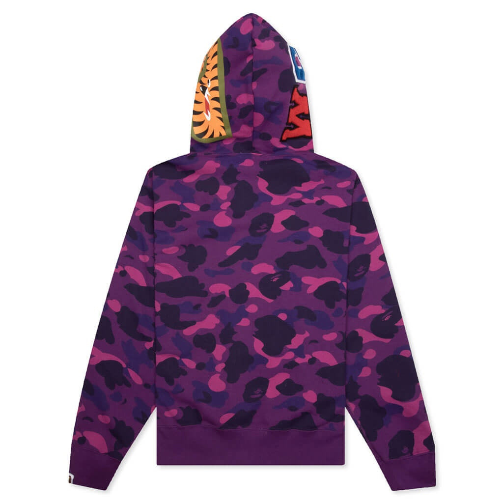 A BATHING APE®- Camo Shark Full Zip Hoodie