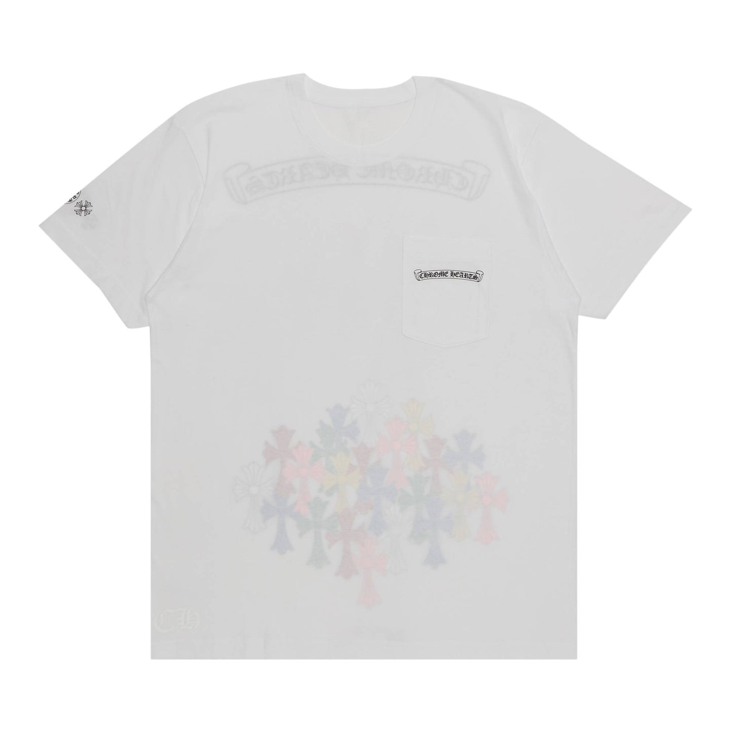 Chrome Hearts- Multi Color Cross T-Shirt